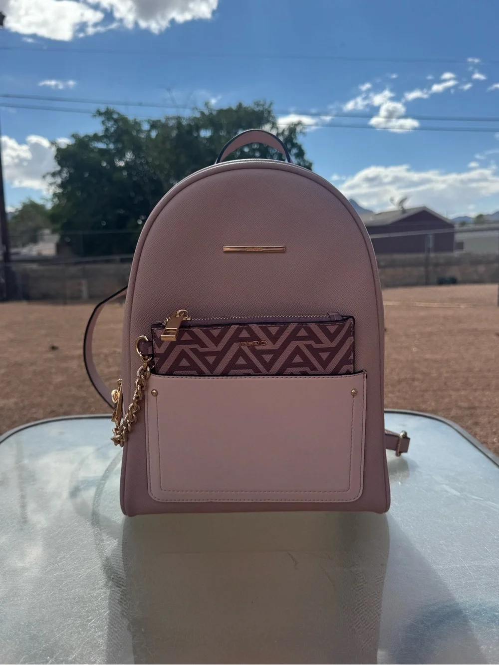 calvin klein faux leather backpack Women's Millie Novelty Backpack, Fawn/Ivory, One Size SF ORIGINAL Polyester Dell The minimalist aesthetic runs hierarchy:Accessories/Womens/Luggage/Backpacks size_and_size2:8L